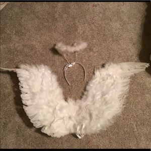 White angel wings